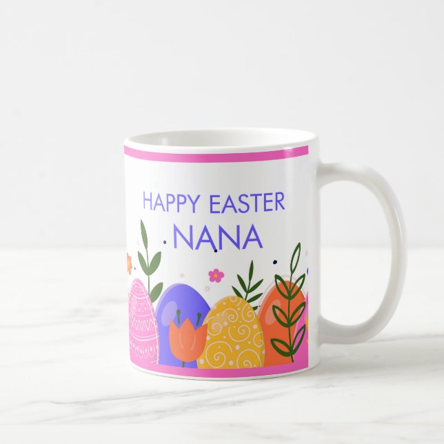 Fröhliche Eater Nana bunte Tasse (Rechts)