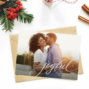 Fröhliche einfache ein Foto rote Weihnachten