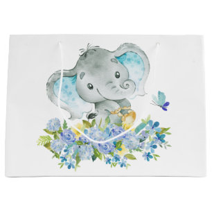 Fröhliche Elefant Baby Shower Bag Große Geschenktüte