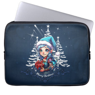 Fröhliche Elfe Laptopschutzhülle