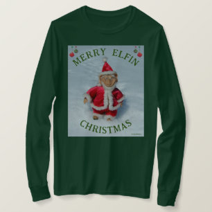 FRÖHLICHE ELFEN WEIHNACHTEN - Tragbare Kunst T-Shirt