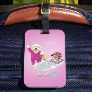 Fröhliche Entspannung Gepäckanhänger