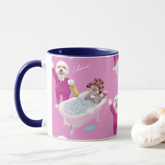 Fröhliche Entspannung Tasse (Mit Donut)