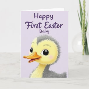Fröhliche erste Ostern Baby Karte