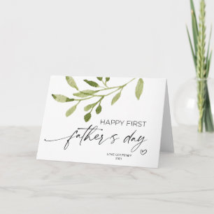 Fröhliche erste Vatertagsgeschenke an den Ehemann  Karte