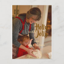 Fröhliche Familienfeiertagsfoto beige Jahr naboho