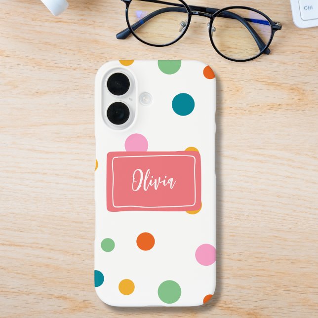 Fröhliche Farbtupfer Personalisiert Case-Mate iPhone Hülle (Von Creator hochgeladen)
