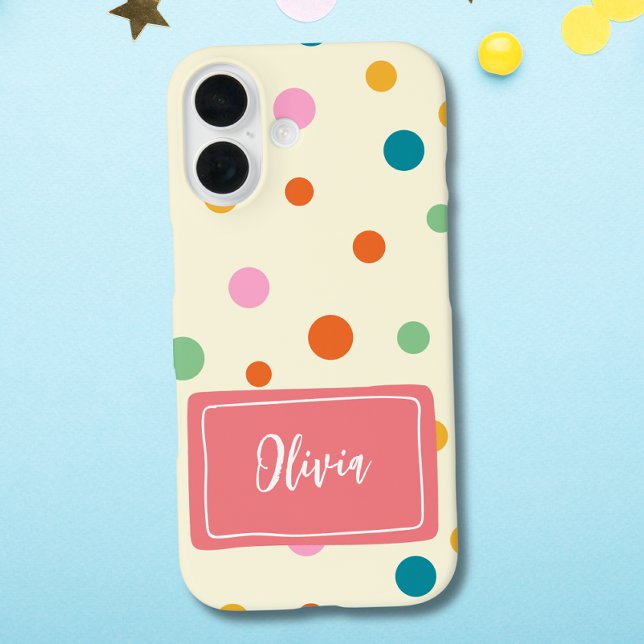 Fröhliche Farbtupfer Personalisiert Case-Mate iPhone Hülle (Von Creator hochgeladen)