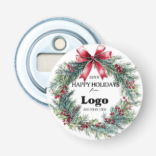 Fröhliche Feiertage Geschäft-Logo-Geschenk für Kun Flaschenöffner