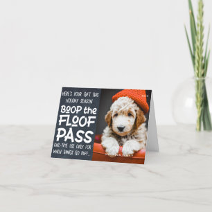Fröhliche Feiertage Moderne Lustige Pet-Benutzerde Feiertagskarte