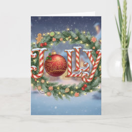 Fröhliche Feiertage - Weihnachtskarte Karte