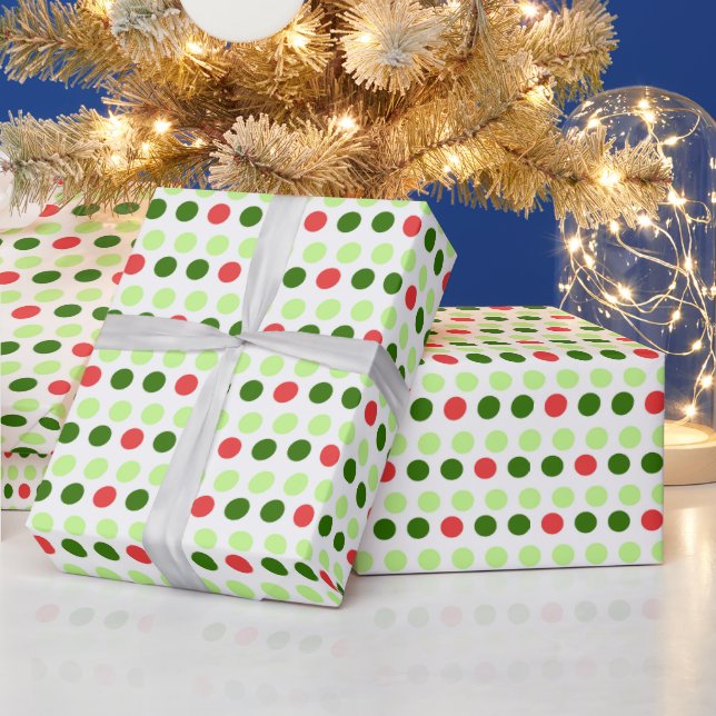 Fröhliche Feiertagspunkte Geschenkpapier (Feiertage)