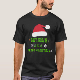 Fröhliche Ferien und fröhliche Weihnachten T-Shirt