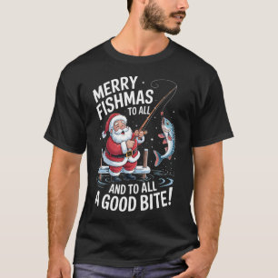Fröhliche Fisch-Weihnachten an alle lustigen Fisch T-Shirt