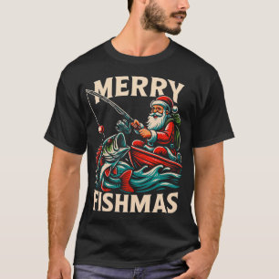Fröhliche Fisch-Weihnachten Lustiger Weihnachtsfis T-Shirt