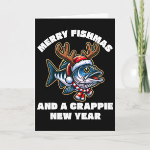 Fröhliche Fisch-Weihnachten und ein Schleien-reich Karte