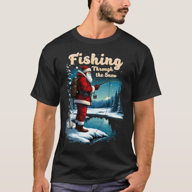 Fröhliche Fischmas T-Shirt (Vorderseite)