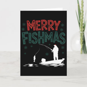 Fröhliche Fischweihnachten Lustiges Weihnachten Fi Karte