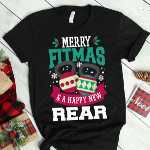 Fröhliche Fitmas und glückliche Weihnachten T-Shirt