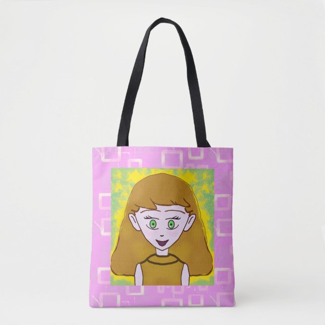 Fröhliche Fliege Teddybär-Tasche (Vorderseite)