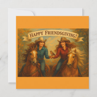 Fröhliche FriendsGiving-Einladung Save The Date