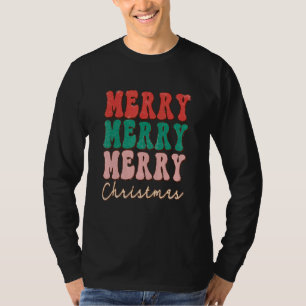 Fröhliche Fröhliche FröhlicheRetro Weihnachten T-Shirt