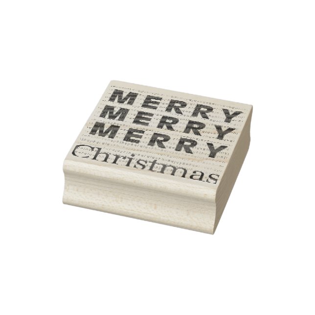 Fröhliche, fröhliche Weihnachten Gummistempel (Stempel)