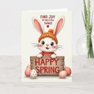 Fröhliche Frühlingskarte Karte