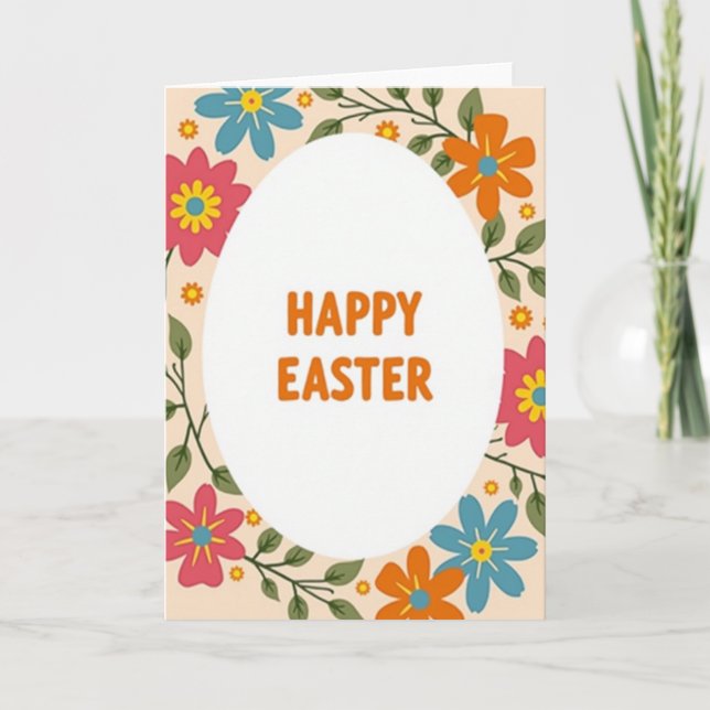 Fröhliche Frühlingskarte Karte (Vorderseite)