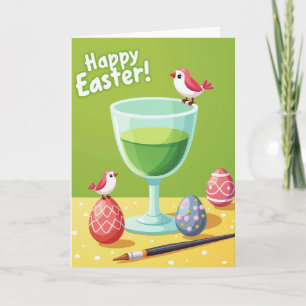 Fröhliche Frühlingskarte Karte
