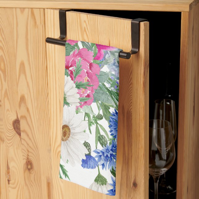 Fröhliche Frühlingsmessen Geschirrtuch (Drittel gefaltet)