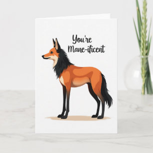 Fröhliche Fuchsähnliche Kreatur Karte