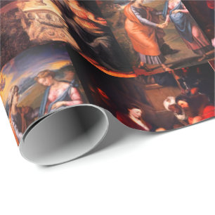 Fröhliche Geheimnisse Weihnachtspapier Geschenkpapier