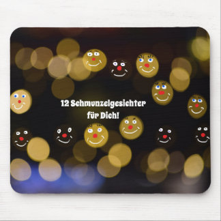 Fröhliche Gesichter Mousepad