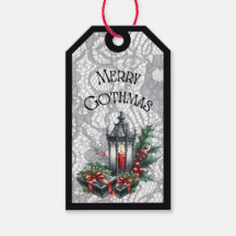 Fröhliche Gothmas-Laterne mit Geschenken-Geschenka