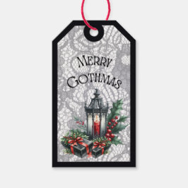 Fröhliche Gothmas-Laterne mit Geschenken-Geschenka Geschenkanhänger