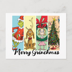 Fröhliche Grinchmas-Feier-Collage Feiertagspostkarte