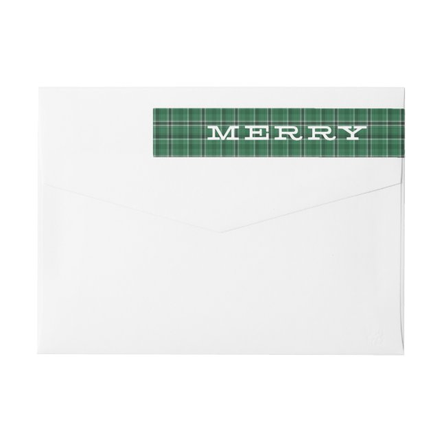 Fröhliche grüne karierte (Rückseite)