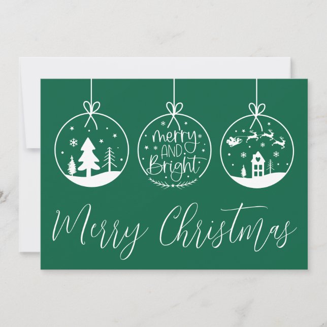 Fröhliche Grüne Weihnachten (Vorderseite)