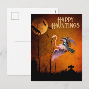 Fröhliche Gruselgrüße zum Halloween Feiertagspostkarte