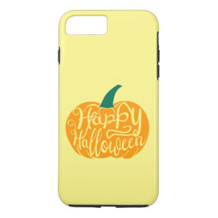 Fröhliche Halloween-Beschriftung auf ausgehöhltem Case-Mate iPhone Hülle