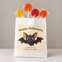 Fröhliche Halloween-Fledermaus individuell