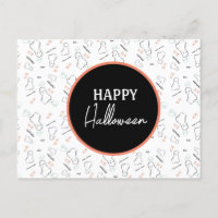 Fröhliche Halloween-Geister-Süßigkeiten-Handschrif