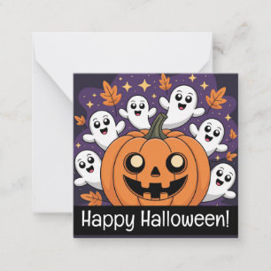 Fröhliche Halloween-Karten, süß, Vorrat auffüllen! Mitteilungskarte
