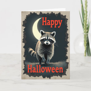 Fröhliche Halloween-Maske-Freundeskarte Karte