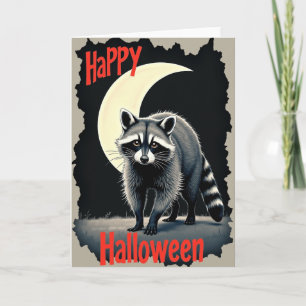 Fröhliche Halloween-Maske Karte