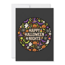 Fröhliche Halloween-Nächte Süßer Kürbis-Geist.