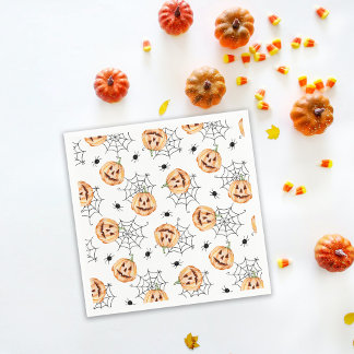 Fröhliche Halloween-Party Serviette