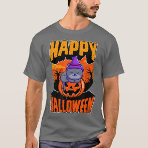 Fröhliche Halloween-Party Süße Schlafende Kawaii H T-Shirt