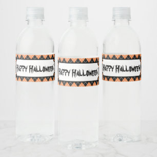Fröhliche Halloween-Party-Wasserflaschen-Etiketten Wasserflaschenetikett